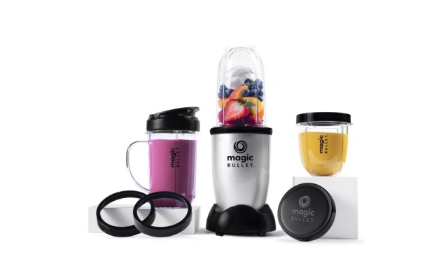  Blender, Small, Silver, 11 Piece Set, 18 oz Capacity