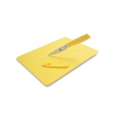 Martha Stewart Collection Bee Paring Knife & Cutting Board, Yellow