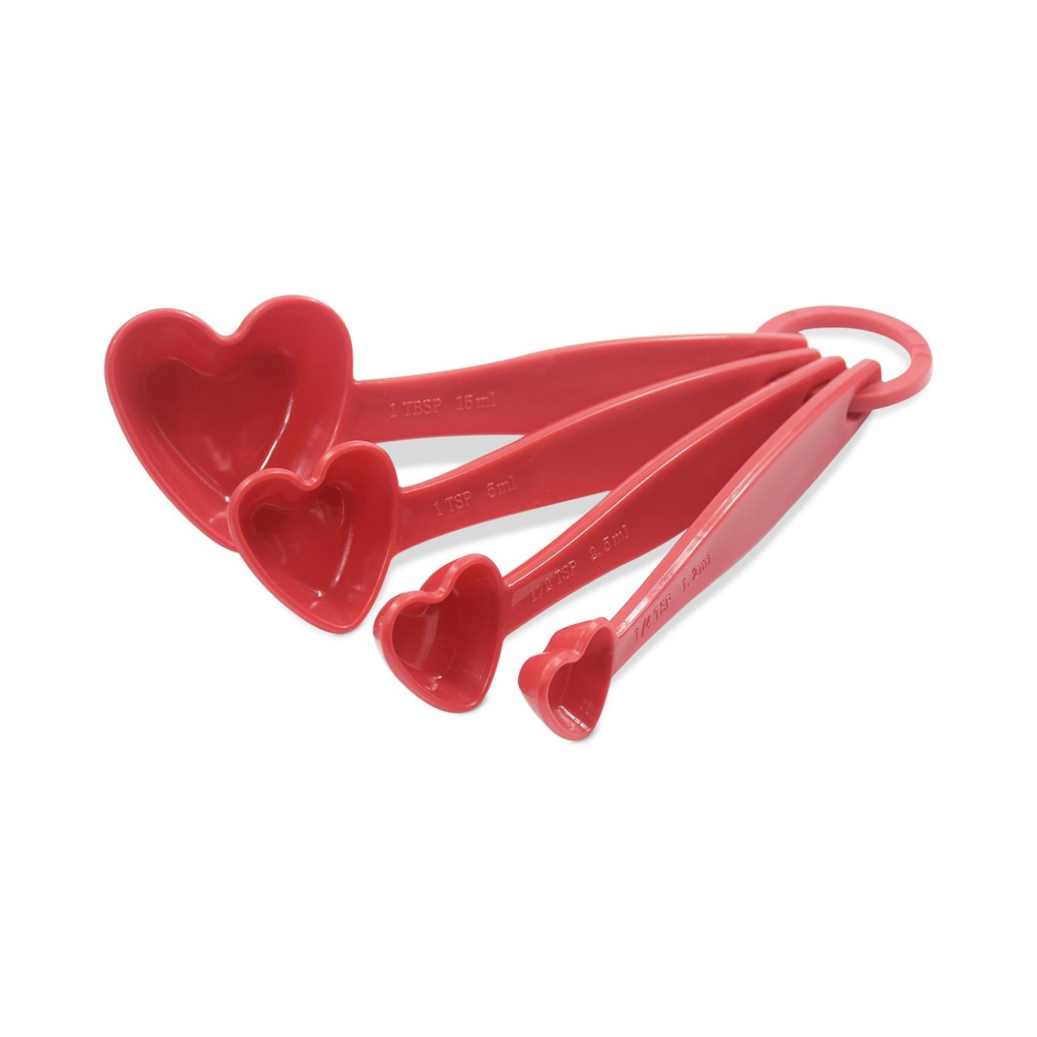 Martha Stewart Collection Heart Measuring Spoons