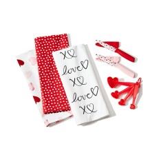 Martha Stewart Collection Valentine’s Day Kitchen Towels, Set of 3