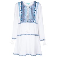 Melissa Odabash Millie Embroidered Cover-Up Dress