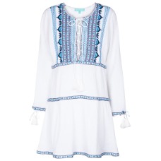 Melissa Odabash Millie Embroidered Cover-Up Dress