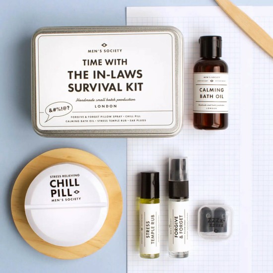 Mens Society Time With The In-Laws Survival Kit