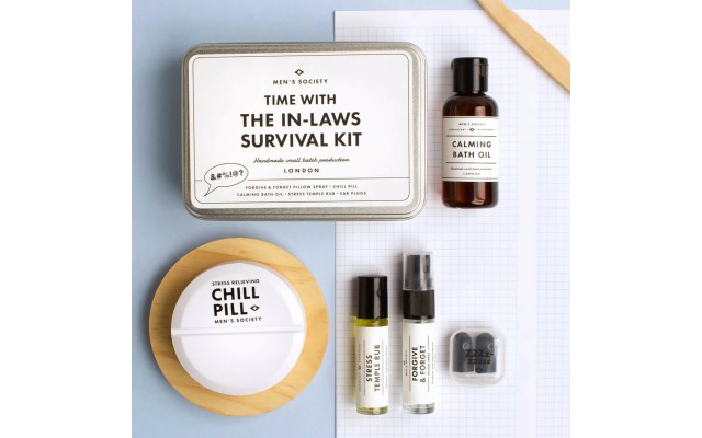 Mens Society Time With The In-Laws Survival Kit