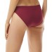  Hipster Bikini Bottoms, Burgundy, Small