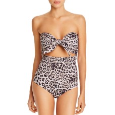 Mikoh Lane Leopard Print One Piece Swimsuit, Multi, X-Small