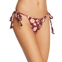 MINKPINK Rhapsody Tie Bikini Bottom, Red, Small