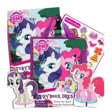 My Little Pony Story Book Dress up Magnetic Dolls Wardrobe Case Pinkie Pie