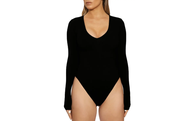  Come Around Long-Sleeve Bodysuit