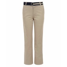 Nautica Big Boys Husky Logan Flat-Front Stretch Twill Belted Pants