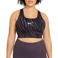 Nike Plus Size Dri-fit Swoosh Icon Clash Sports Bra, Black, 1X