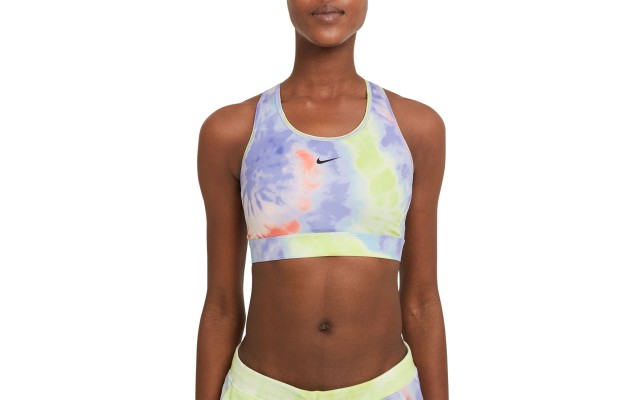  Pro Women’s Tie-Dyed Medium Impact Sports Bra, Multi, Large