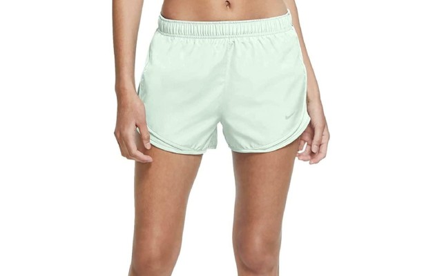  Women’s Dri-fit Solid Tempo Running Shorts, Green, Medium