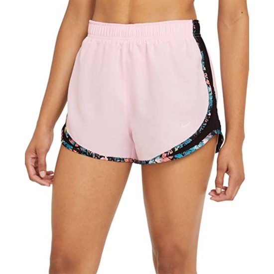  Women’s Dri-fit Solid Tempo Running Shorts, Pink, X-Large