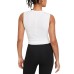  Women’s Dri-fit Twist Tank Top, White, Small