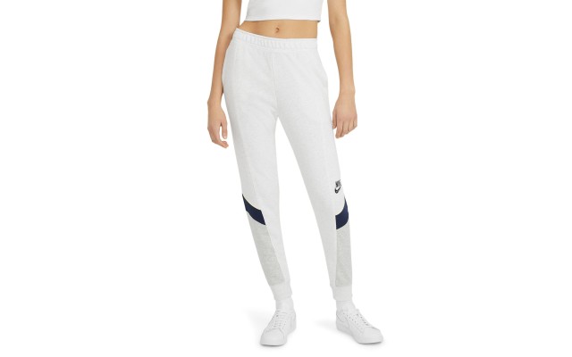  Women’s Heritage French Terry Full Length Joggers, Small, Light Grey