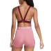  Women’s Indy Metallic Low Impact Sports Bra, Pink, X-Small