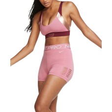 Nike Women’s Indy Metallic Low Impact Sports Bra, Pink, X-Small