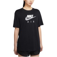 Nike Women’s Logo Cotton T-shirt, Black, X-Small