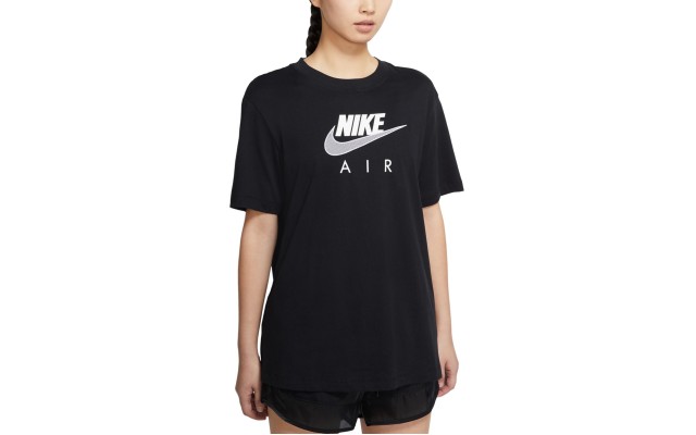  Women’s Logo Cotton T-shirt, Black, X-Small