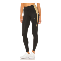 Nike Women’s One Dri-fit Colorblocked Full Length Leggings,Black, X-Small