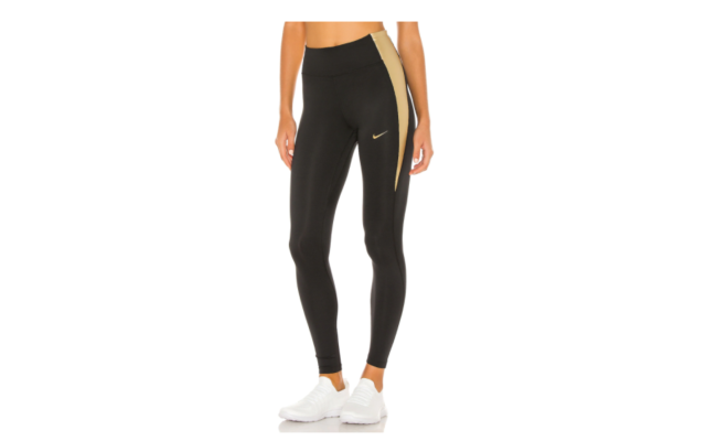  Women’s One Dri-fit Colorblocked Full Length Leggings,Black, X-Small