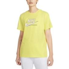 Nike Women’s Sportswear Cotton Heritage T-Shirt, Yellow, Small
