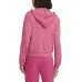  Women’s Sportswear Gym Vintage Full-Zip Hoodie, Small, Pink