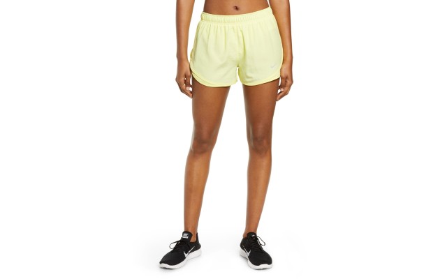  Women’s Tempo Running Shorts,Yellow X-Small
