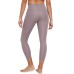  Women’s Yoga 7/8 Length Leggings,Purple, Small