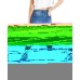  High-Rise Bermuda Jean Shorts, Blue, 28