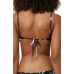 O’Neill Juniors’ Surfside Seabright Bikini Top Women’s Swimsuit, Small, Black