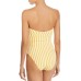  X We Wore What Womens Weworewhat Capri One-Piece, Yellow, Medium