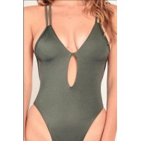 Peixoto Isla Strappy Cutout One Piece Swimsuit