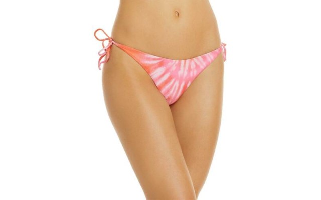  Toni Side-Tie Bikini Bottom, Grapefruit, Large