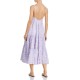  Aftersun Printed Linen Dress Swim Cover-Up, Purple, Purple, 10