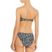  Petite Fleur Bandeau Bikini Top, Green, Green, 2