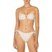  Printed Side Tie Bikini Bottom, Beige, 4