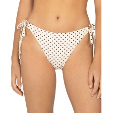 Peony Printed Side Tie Bikini Bottom