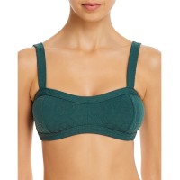 Peony Textured Bikini Top, Navy, Legoon, 4