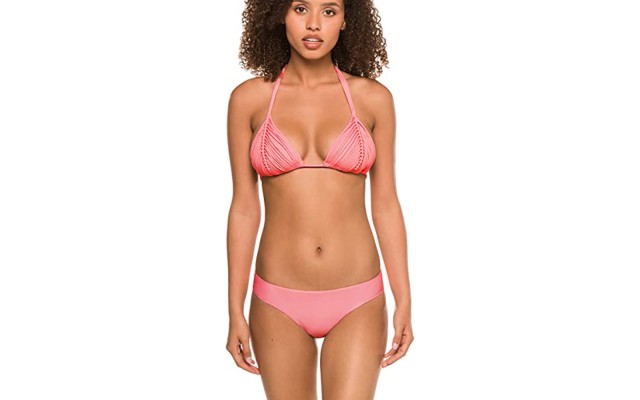  Women’s Eco Pink Isla Sliding Triangle Bikini Top Starfish D