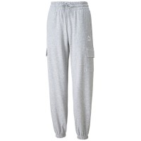 Puma Women’s Clsx Cargo Sweatpants, X-Small, Gray