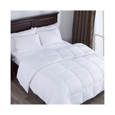 Puredown Down Alternative Comforter with Edge King Bedding, White