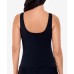  Striped Tankini Swim Top, 16, Black/Pink