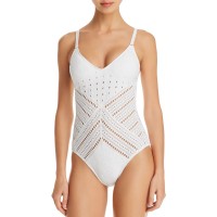 Robin Piccone Clarissa One Piece Swimsuit, White, 12