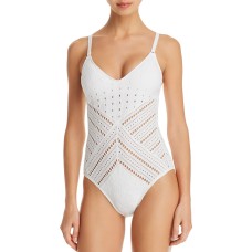 Robin Piccone Clarissa One Piece Swimsuit, White, 12