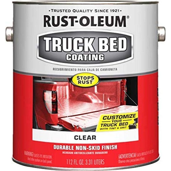  340451 Automotive Truck Bed Coating, Clear, 112 Fl Oz