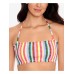  Cabana Smocked Bandeau Bikini Top,, Multi, Large
