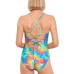 Juniors’ Groovy Vibes One-Piece Swimsuit