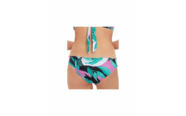  Juniors' Ruffle Hipster Bikini Bottoms, Multi, Multi, Small